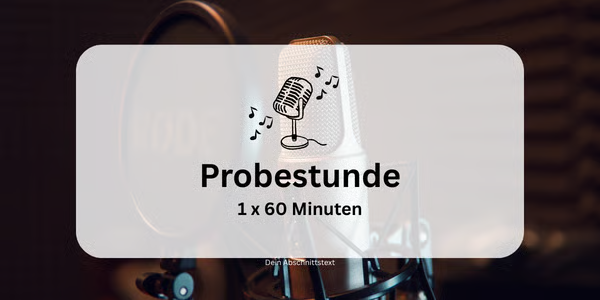 Probestunde kaufen